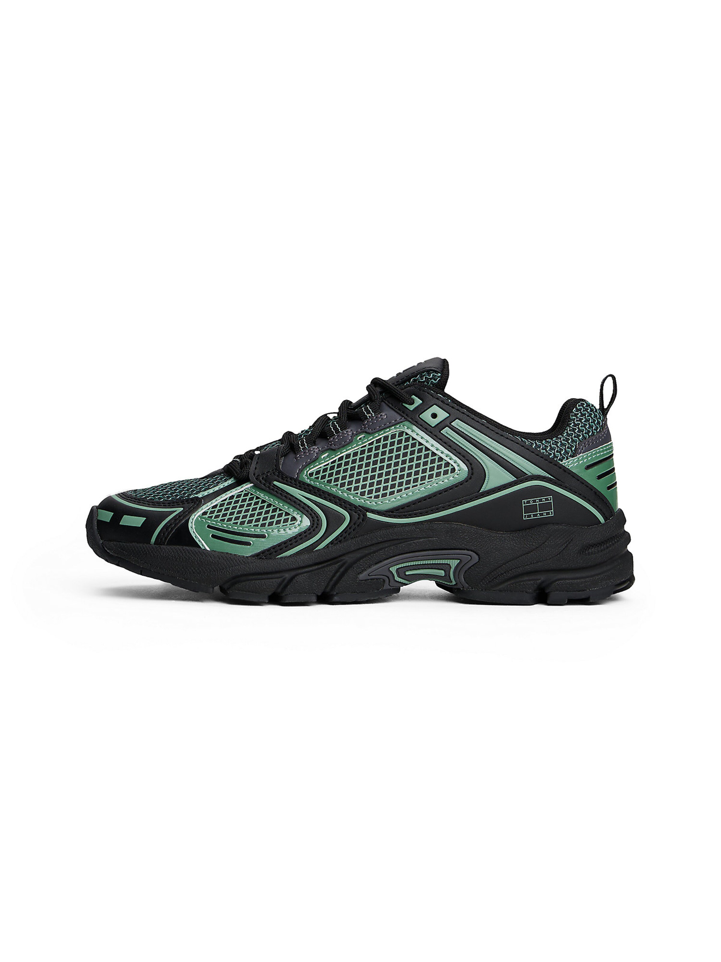 Tommy Jeans Sneakers 'Archive Runner' in Green: front