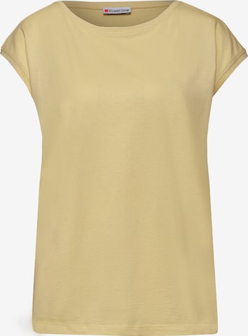 STREET ONE Shirt in Yellow: front