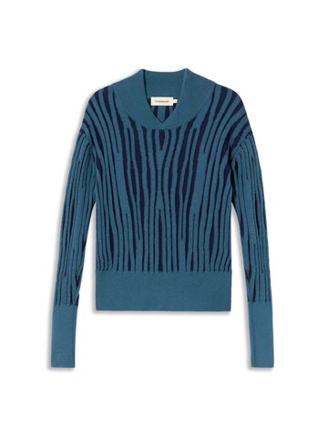 Pull-over 'GERY' Thinking MU en bleu : devant