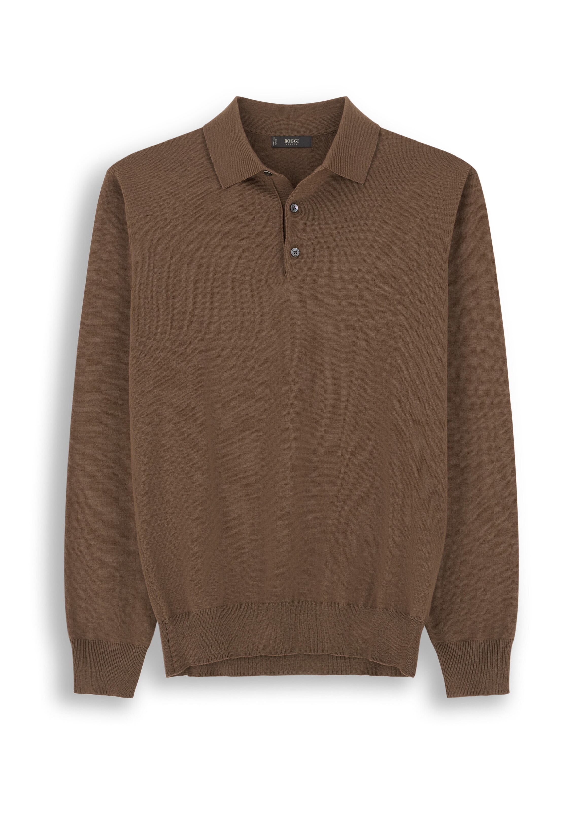 Pull-over Boggi Milano en marron : devant
