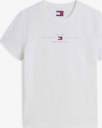 Tricou de la Tommy Jeans pe alb: față