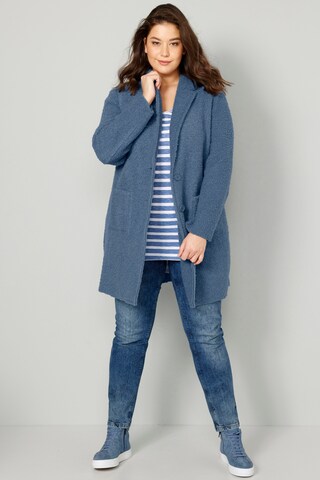 Angel of Style Between-Seasons Coat in Blue