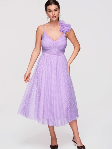 Ombre Kleid‌ in Lila: Vorderseite
