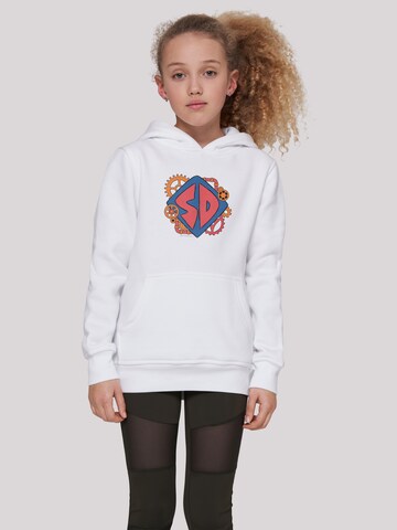 F4NT4STIC Sweatshirt 'Dog Tag Cogs' in White: front