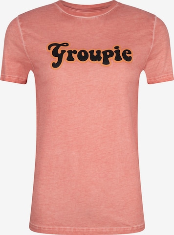 ICONIC 27 T-Shirt 'Groupie' in Pink: predná strana