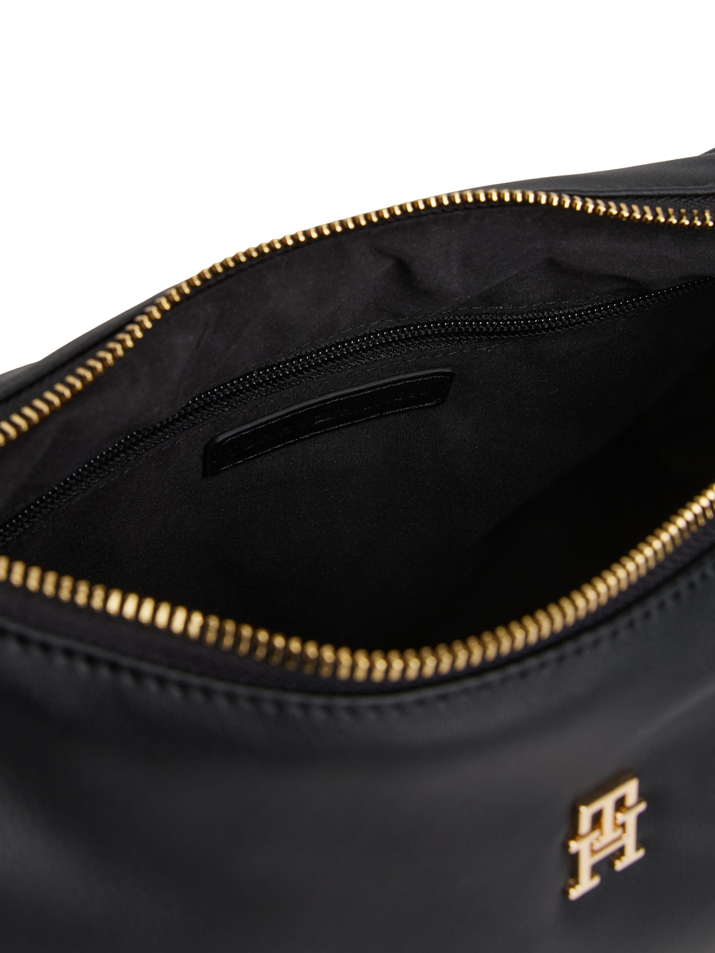 TOMMY HILFIGER Skuldertaske i sort