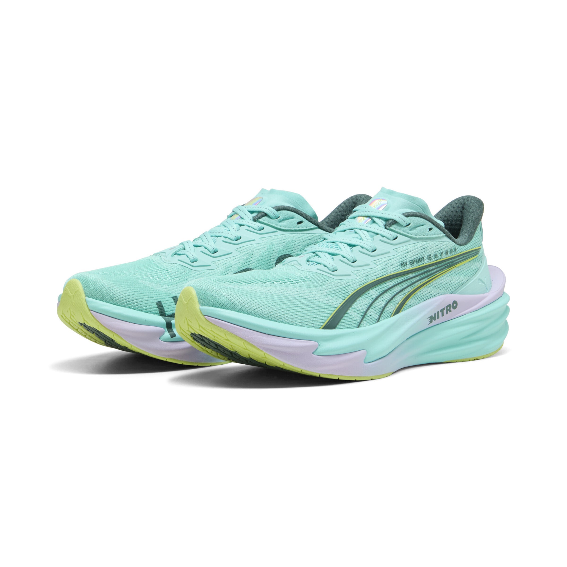 PUMA Running shoe 'Puma x Hyrox Deviate NITRO™ 4' in Green