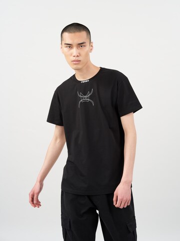 Cørbo Hiro Shirt 'Ronin' in Zwart: voorkant