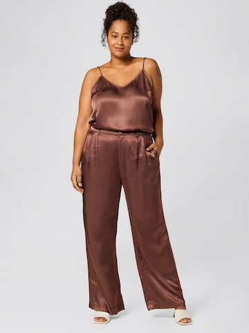 A LOT LESS Loose fit Pants 'Eve' in Brown