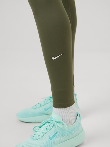 NIKE Skinny Sportsbukser 'ONE' i grøn