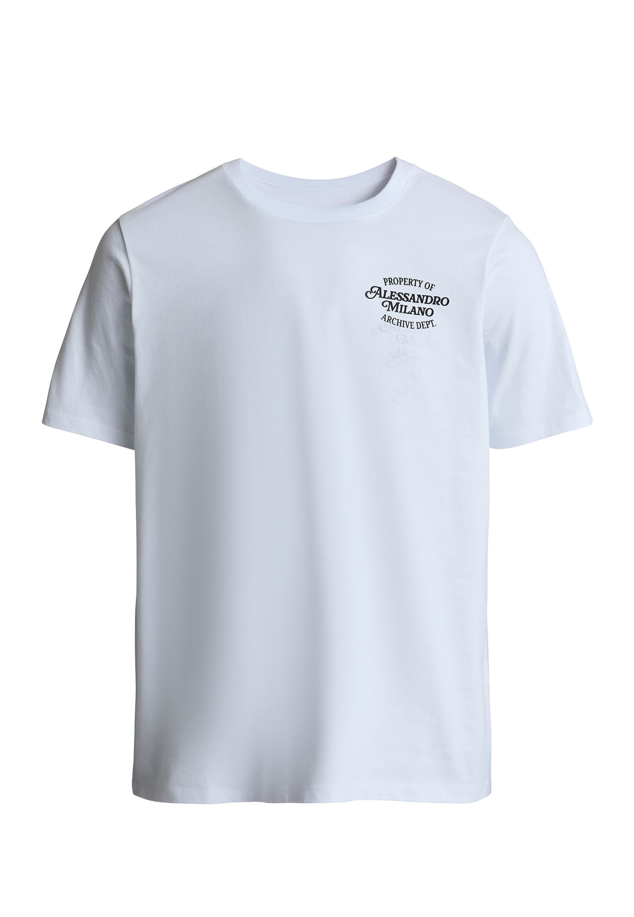 Alessandro Zavetti T-Shirt 'Pirelli' in Weiß: Vorderseite