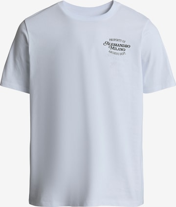 Alessandro Zavetti Tričko 'Pirelli' – bílá: přední strana