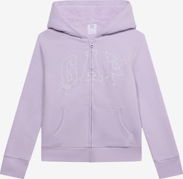 Veste de survêtement 'HERITAGE' GAP en violet : devant