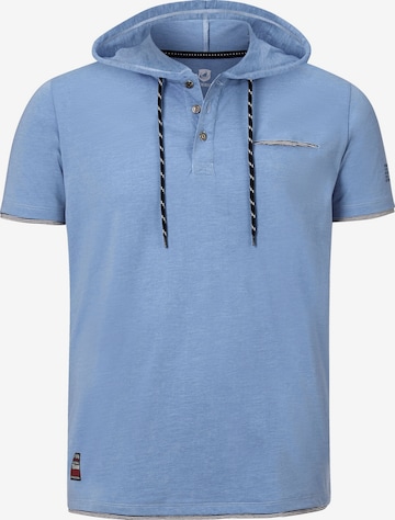 Jan Vanderstorm Shirt 'Offe' in Blauw: voorkant
