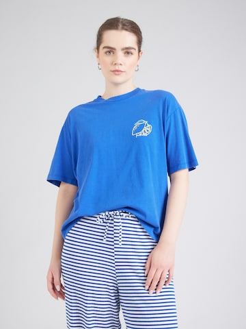Noisy may T-shirt 'NMMILLIE LEMON' i blå