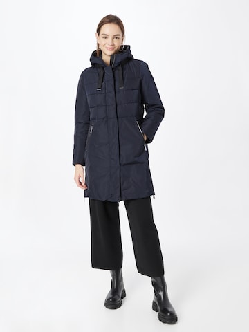 Amber & June Winter Parka in Blue: front