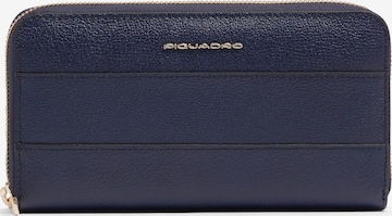 Porte-monnaies Piquadro en bleu : devant