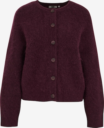 WE Fashion - Casaco de malha em roxo: frente