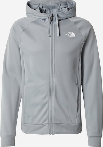 Veste en polaire fonctionnelle 'REAXION 2.0' THE NORTH FACE en gris : devant