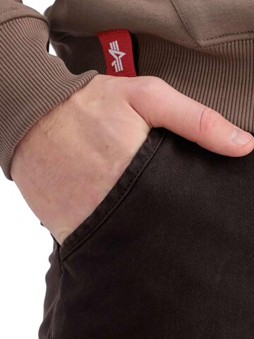 ALPHA INDUSTRIES Regular Cargohose 'Agent'‌‌‌ in Braun