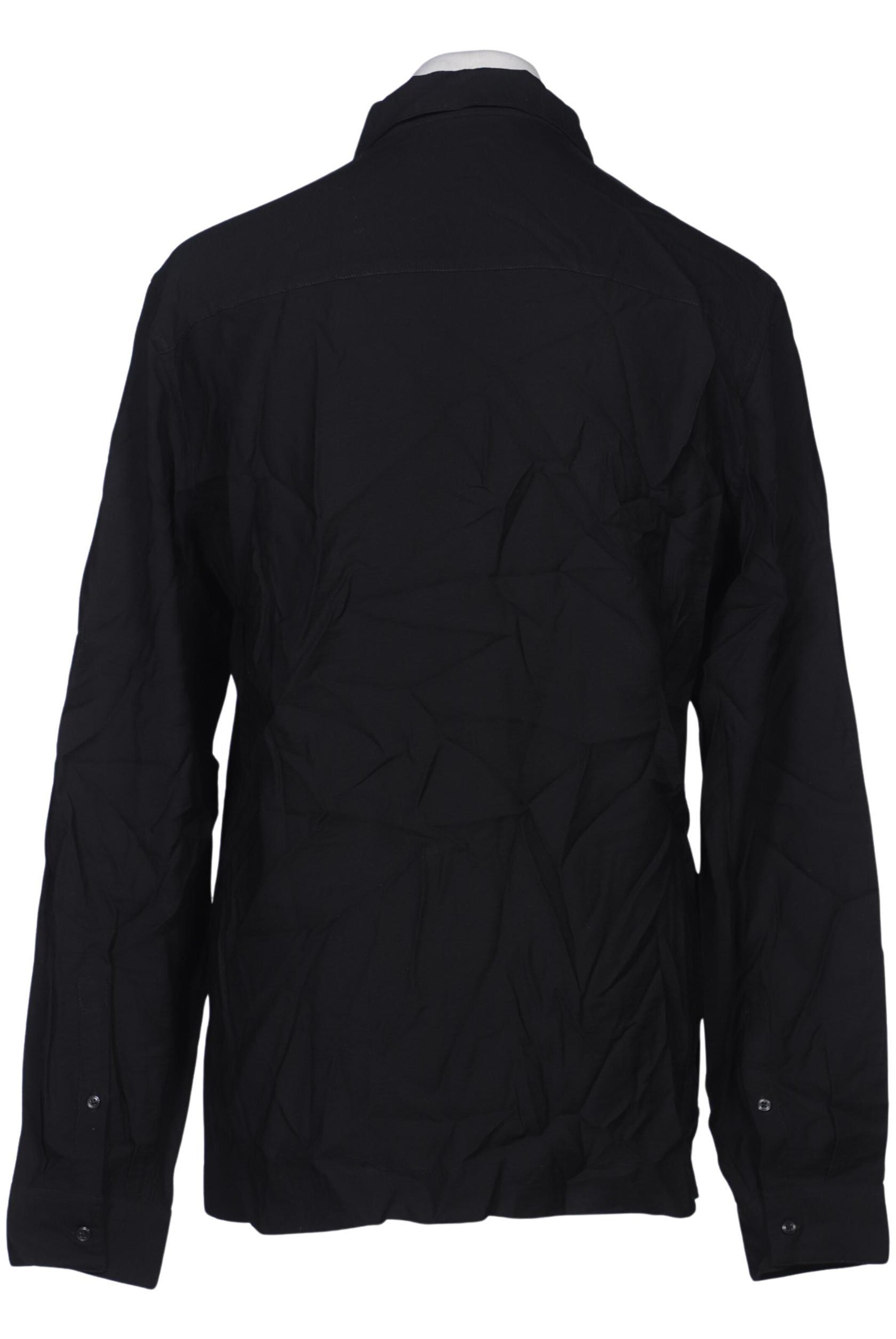 MANGO MAN Button Up Shirt in M in Black