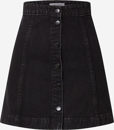 EDITED Skirt 'Kathy' in Black denim, Item view