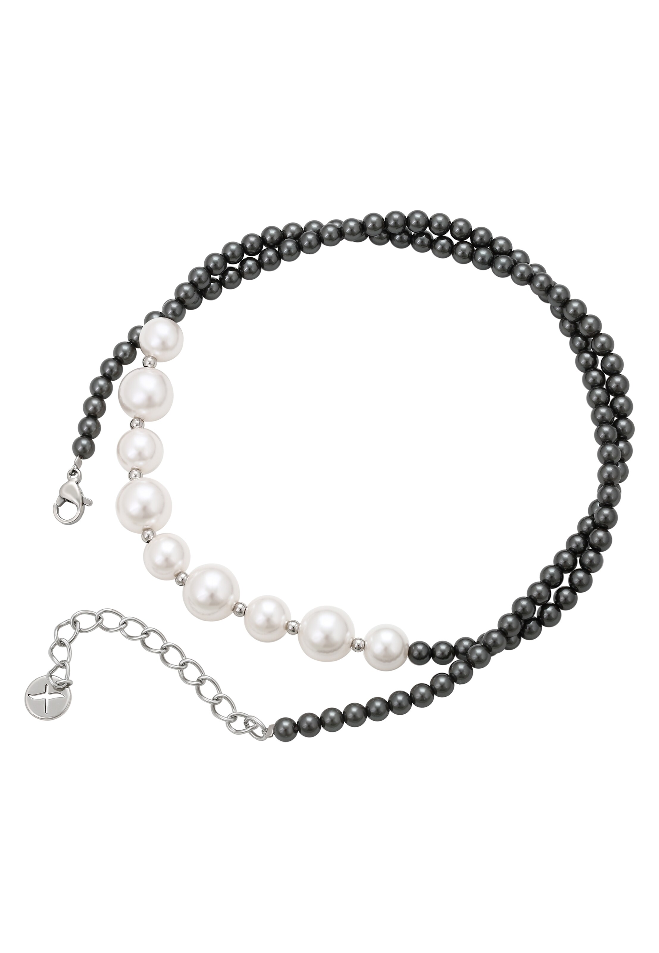 faina Kette in Schwarz: Vorderseite