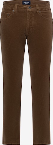 Nils Sundström Trousers 'Aiden' in Brown: front