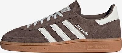 ADIDAS ORIGINALS Baskets basses 'Handball Spezial' en chocolat / blanc, Vue avec produit
