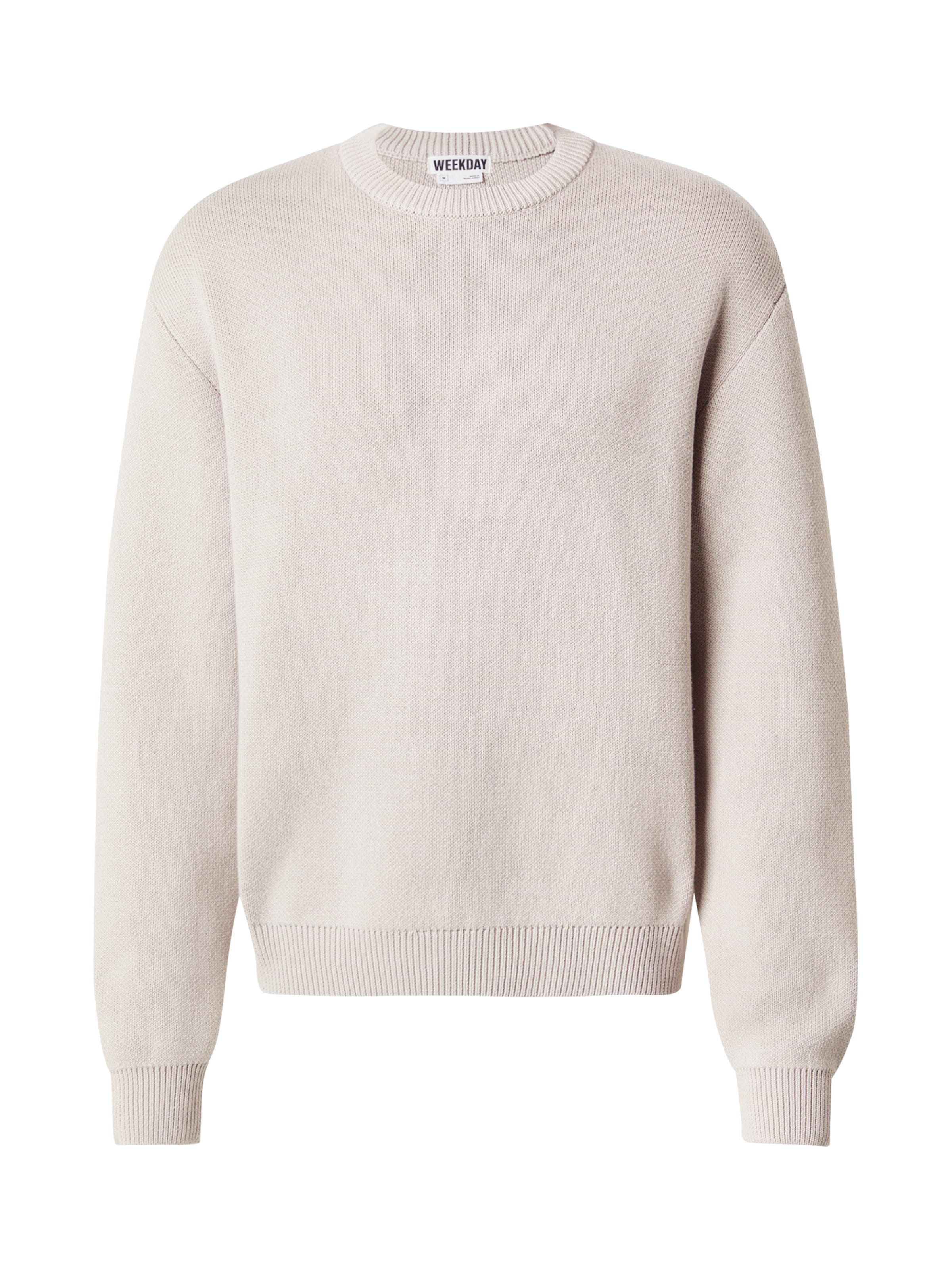 WEEKDAY Pullover 'Emilio' in Beige: Vorderseite