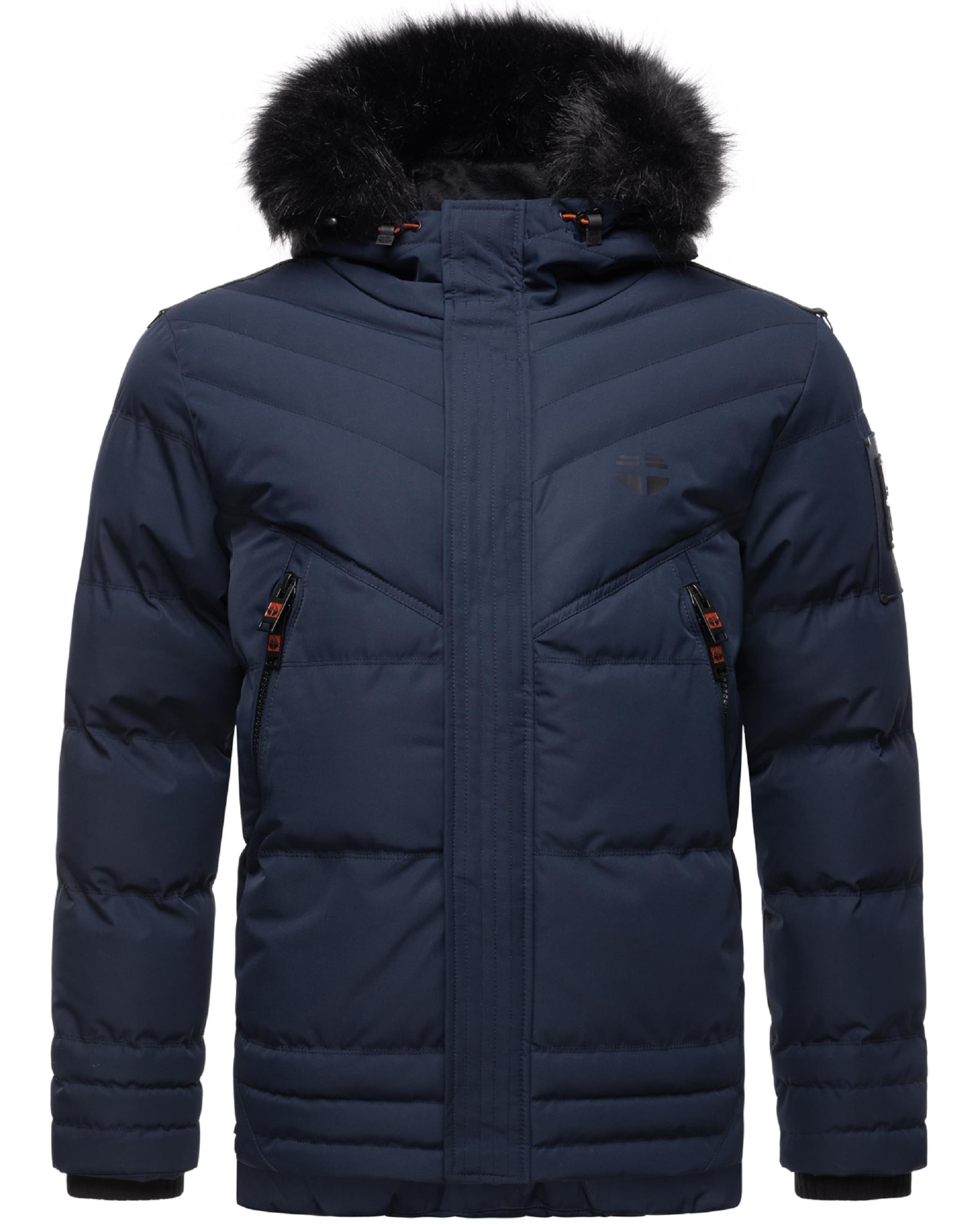 STONE HARBOUR - Chaqueta de invierno 'Romaan' en azul: frente