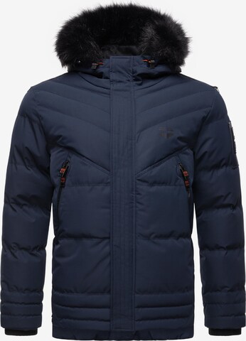 STONE HARBOUR - Chaqueta de invierno 'Romaan' en azul: frente