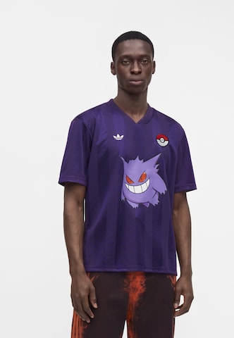 ADIDAS ORIGINALSMajica 'POKE' - ljubičasta boja: prednji dio