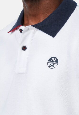 North Sails Poloshirt in Weiß