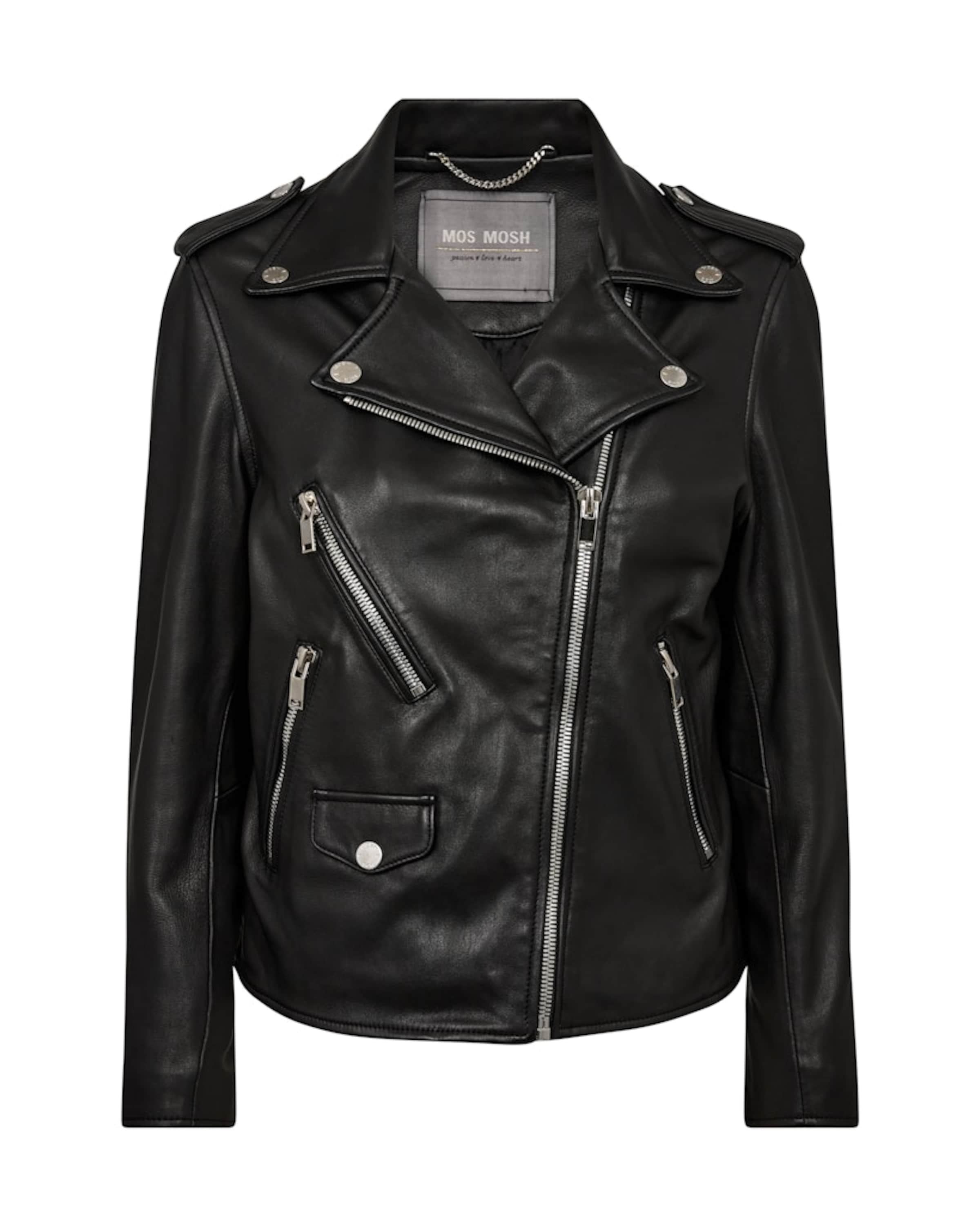 MOS MOSH Between-Season Jacket 'Mitchel Mol' in Black: front