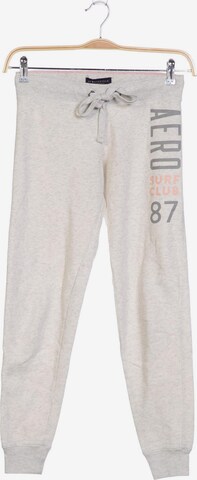 AÉROPOSTALE Pants in S in Grey: front