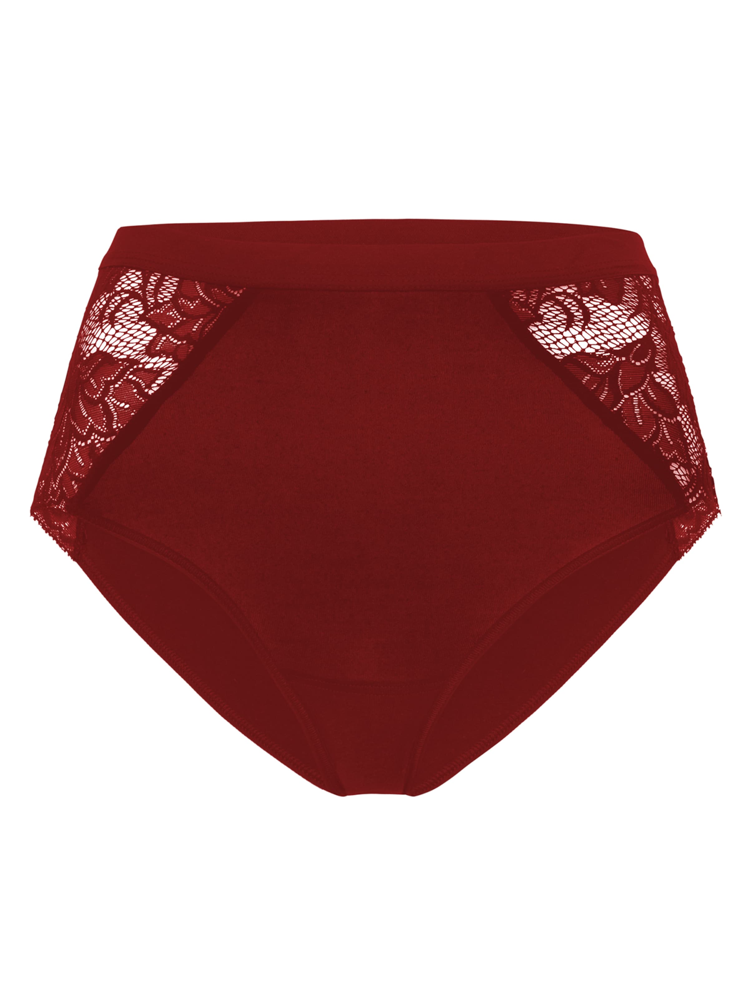Erlich Textil - Cueca 'Margarete' em vermelho: frente
