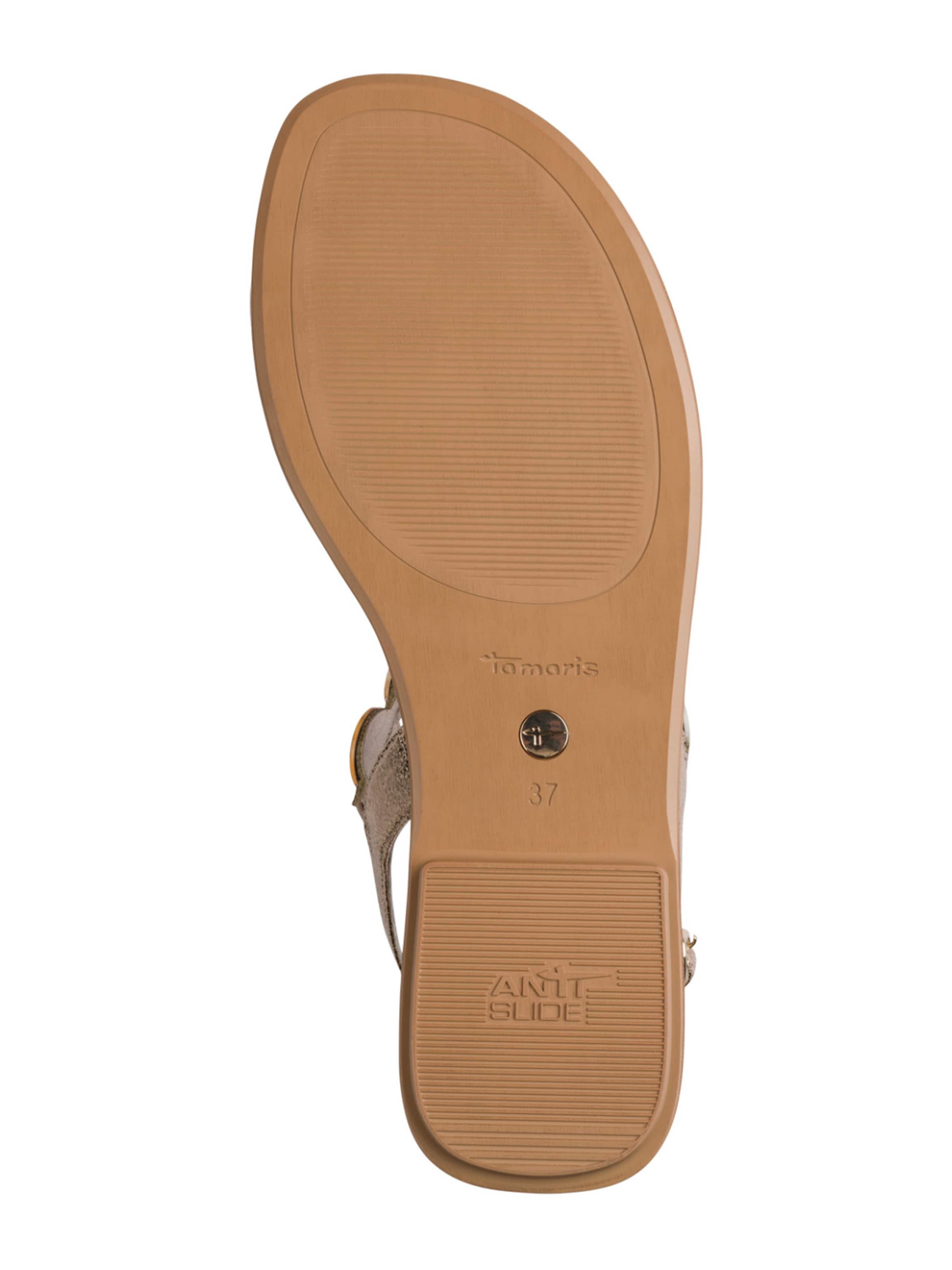 Tamaris Sandali s paščki | zlata barva