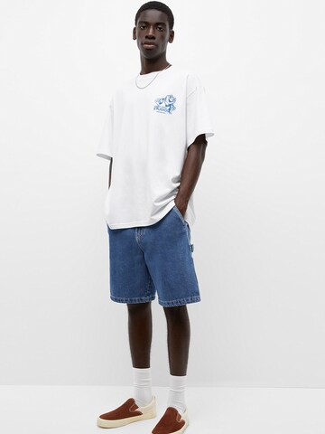 Pull&Bear T-Shirt in Weiß