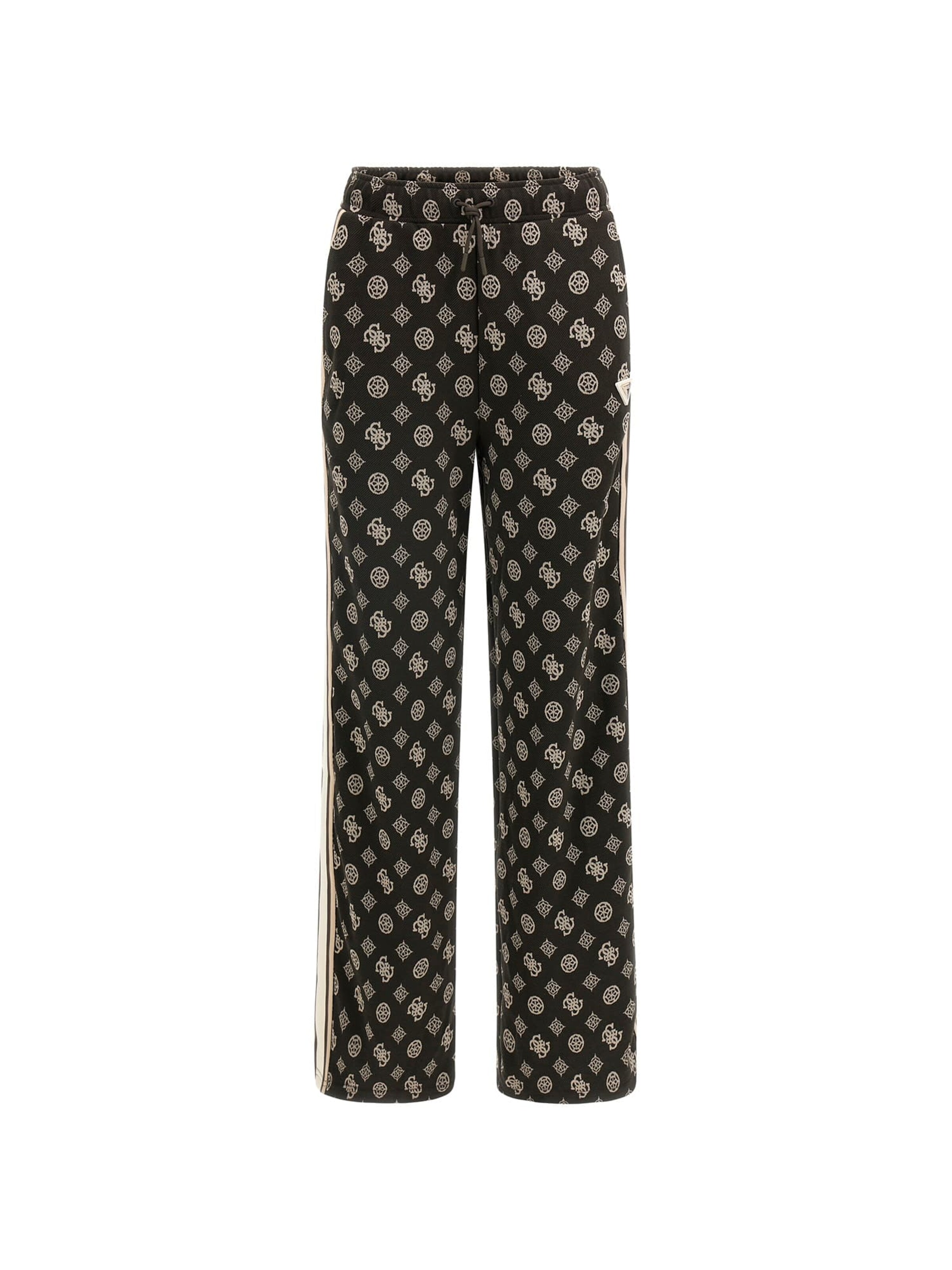 GUESS Wide Leg Hose in Schwarz: Vorderseite