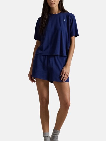 Polo Ralph Lauren Pajama ' Club Terry ' in Blue: front