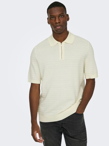 Pullover 'ONSMenu' di Only & Sons in bianco