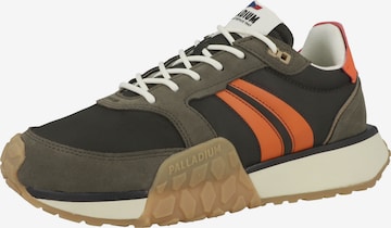Sneaker bassa 'Troop Runner Flame' di Palladium in grigio: frontale