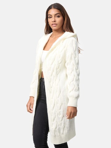 Elara Strickjacke in Weiß