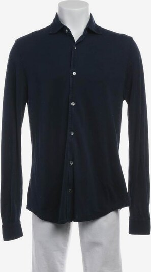 FEDELI Freizeithemd / Shirt / Polohemd langarm in M-L in navy, Produktansicht