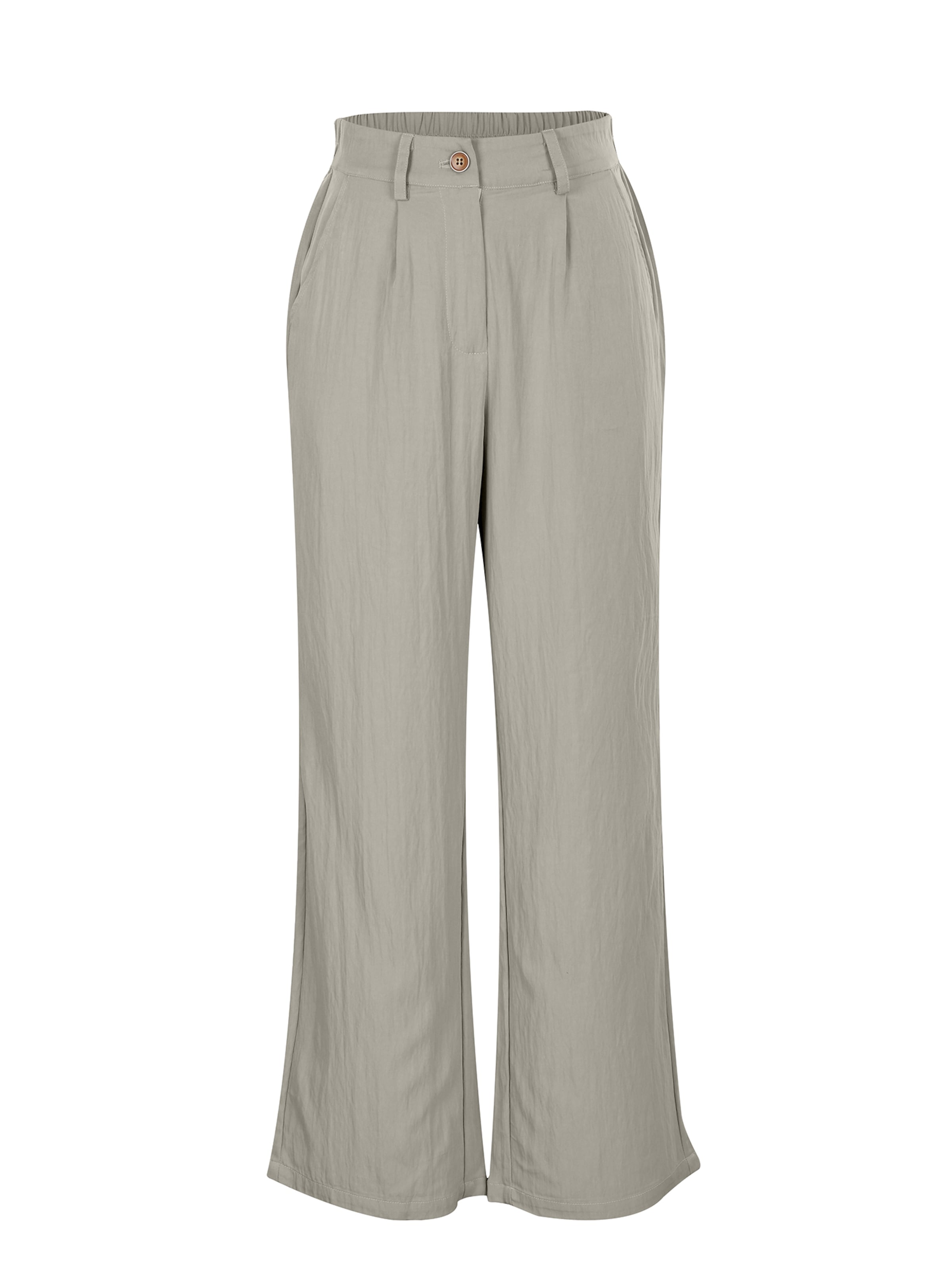 LapaPlus - Pierna ancha Pantalón en verde