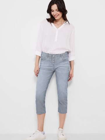 Coupe slim Pantalon CECIL en bleu