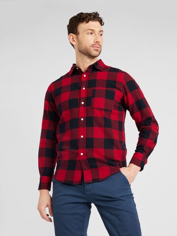 AÉROPOSTALE Regular fit Button Up Shirt in Red: front