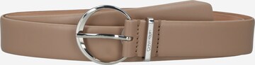 Ceinture Calvin Klein en beige : devant