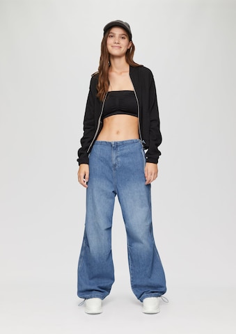 Wide Leg Jean QS en bleu